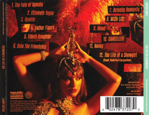 Taylor Swift - The Life Of A Showgirl - CD