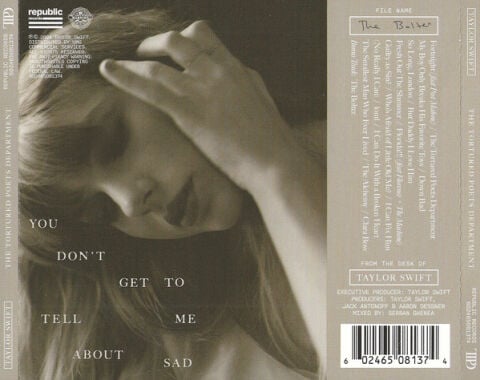 Taylor Swift - The Tortured Poets Department - CD