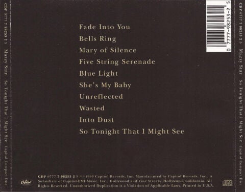 Mazzy Star - So Tonight That I Might See - CD