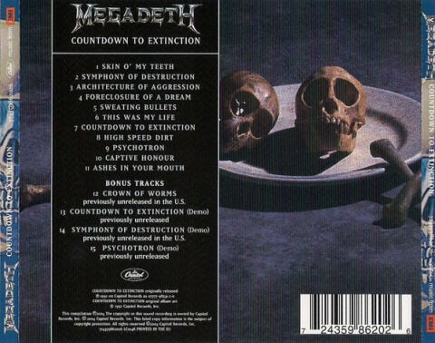 Megadeth - Countdown To Extinction (Remastered) - CD