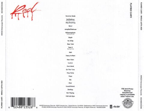Playboi Carti - Whole Lotta Red - CD