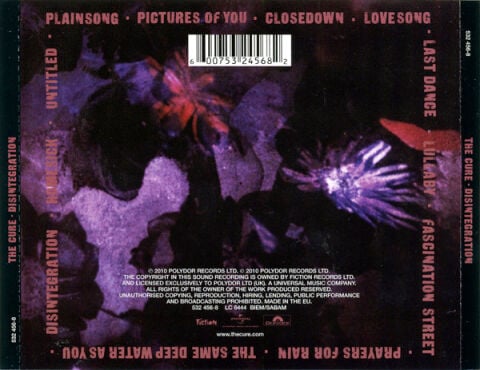The Cure - Disintegration - CD