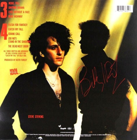 Billy Idol - Rebel Yell - Plak
