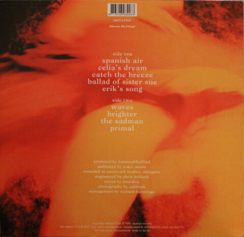 Slowdive - Just For A Day - Plak