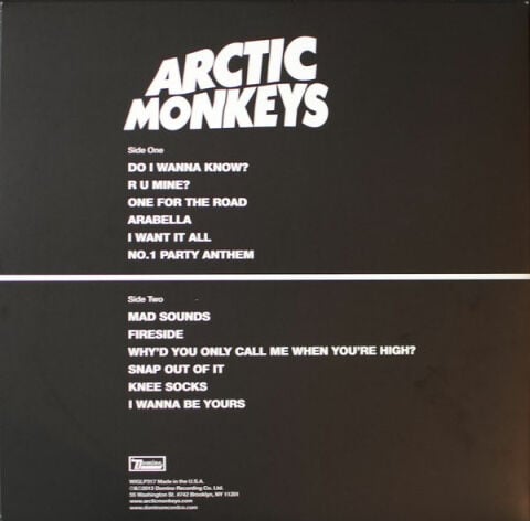 Arctic Monkeys - AM - Plak