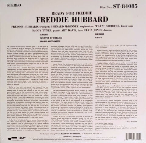 Freddie Hubbard – Ready For Freddie - Plak