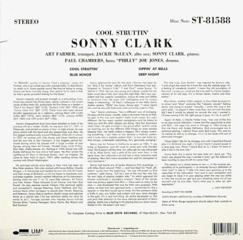 Sonny Clark - Cool Struttin' - Plak