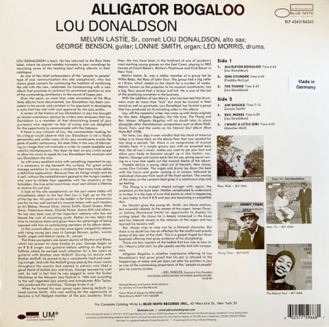 Lou Donaldson - Alligator Bogaloo - Plak