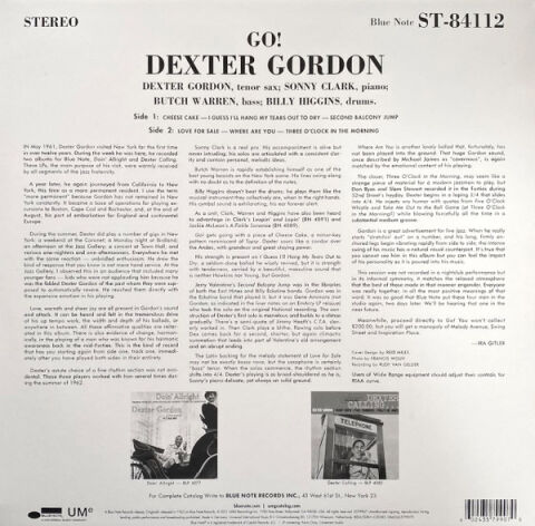 Dexter Gordon - Go! - Plak