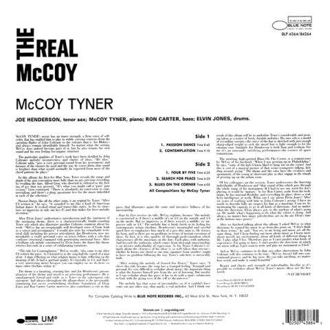 McCoy Tyner -The Real Mccoy - Plak