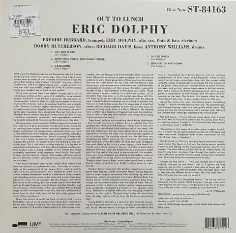 Eric Dolphy - Out To Lunch! - Plak