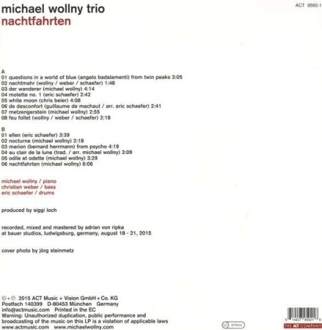 Michael Wollny Trio – Nachtfahrten - Plak
